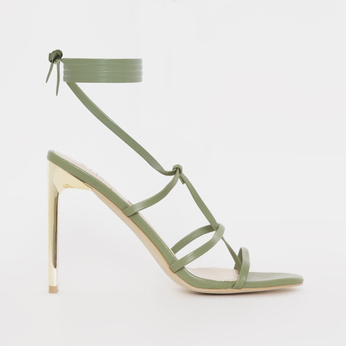 Jessica Simpson Daxton olive green heels. Open heel,... - Depop